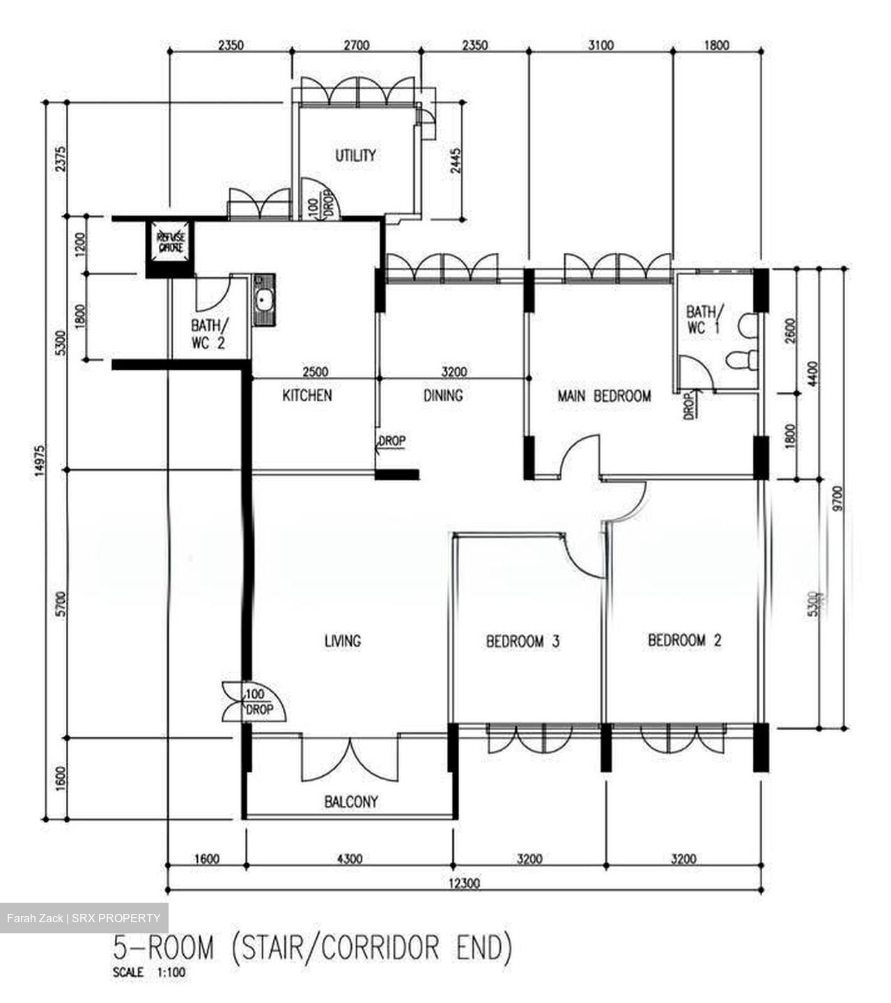 Blk 306 Teck Ghee Vista (Ang Mo Kio), HDB 5 Rooms #611055051